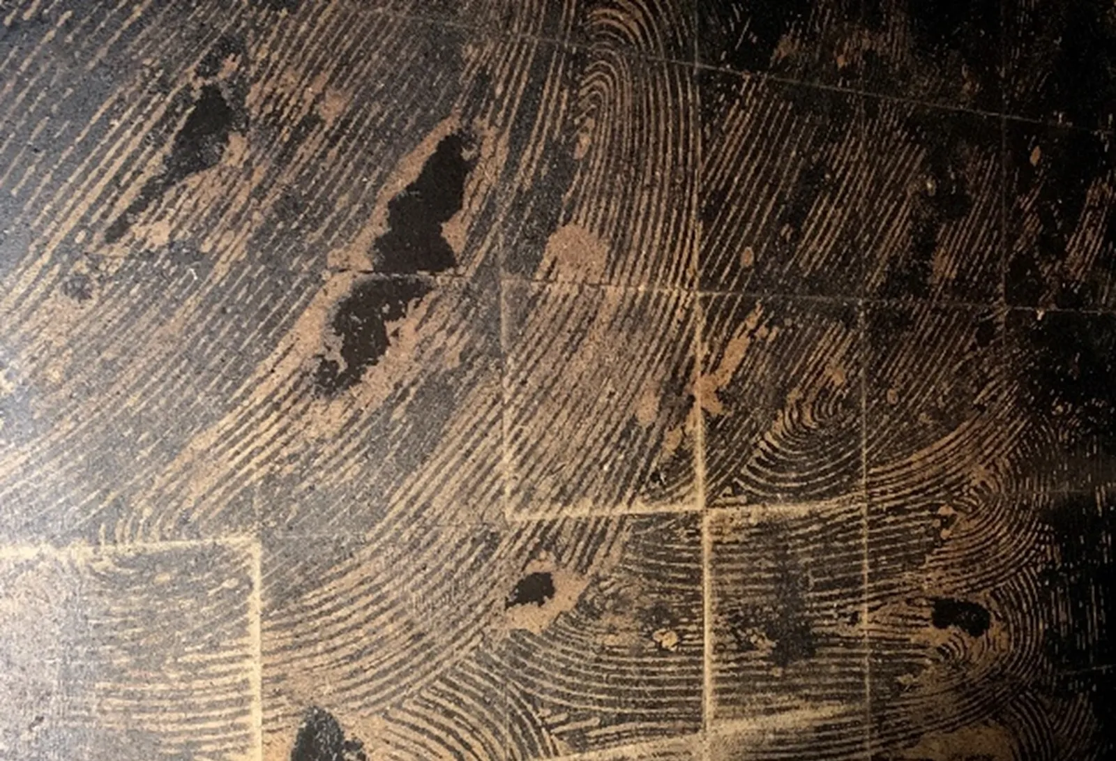 Asbestos floor tiles