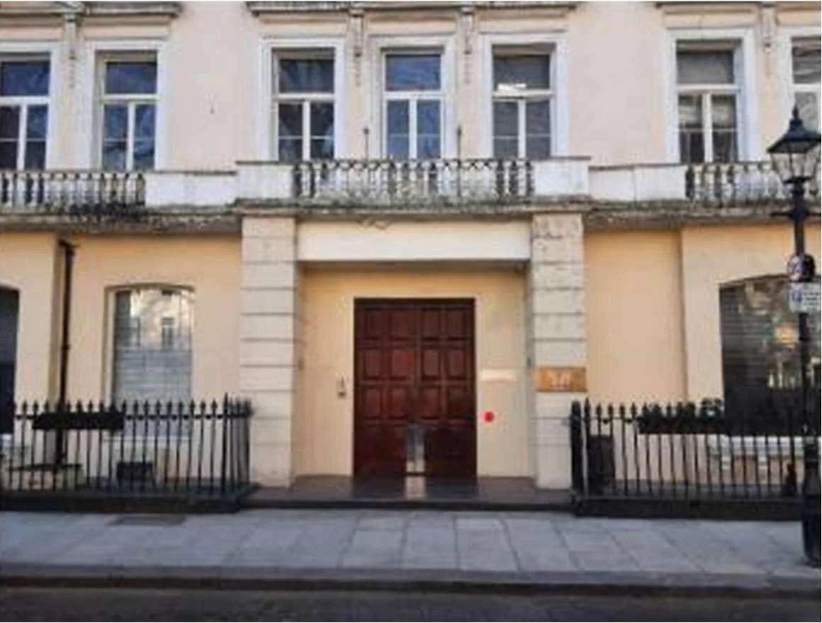 Grade II listed facade of 35-43 Brunei Halls, London, where INNOX delivered licensed asbestos removal