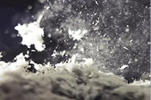 Loose-fill asbestos insulation